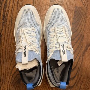 Mens Allbirds Tree Flyer 2 Size 10 Blizzard/ Pure Azure (blizzard)